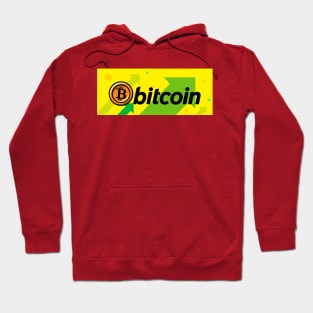 bitcoin uptrend typography, bullish trend, Hoodie